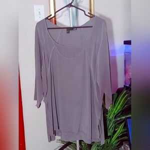 EILEEN FISHER| 100% Silk Women's Top Size L.